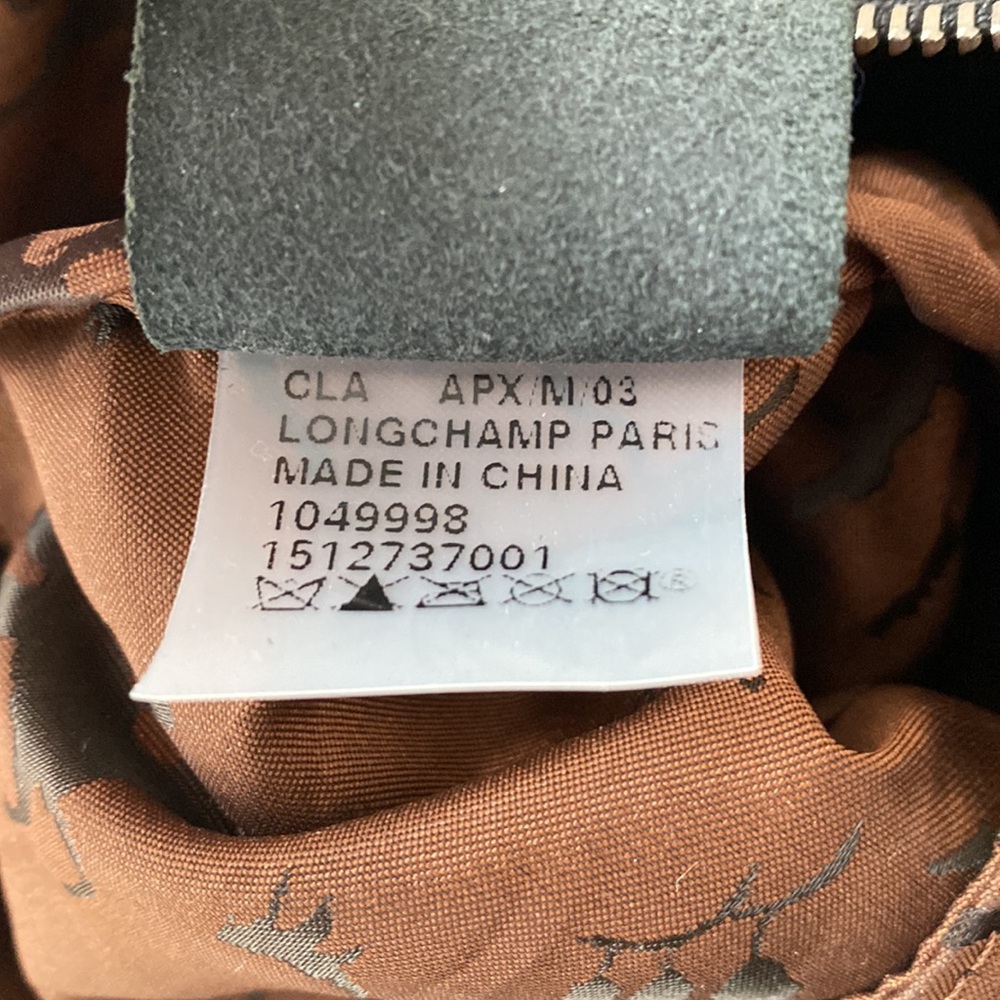 Longchamp Le Pliage Cuir Brown Leather Bag - Picture 9 of 12